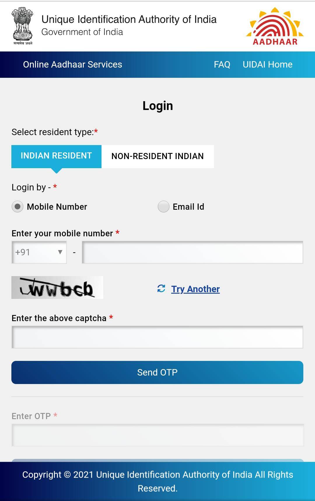 UIDAI Aadhaar Enrolment Centre Registration Process