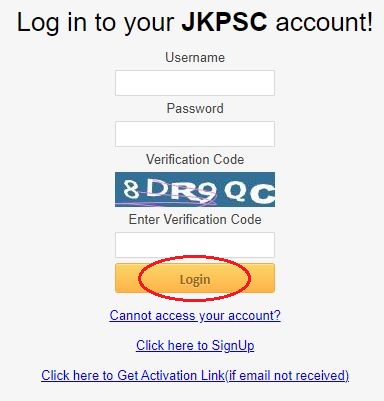 jkpsc.nic.in login